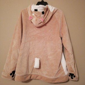 NWOT Shiba Inu Soft Fuzzy Kawaii Hoodie